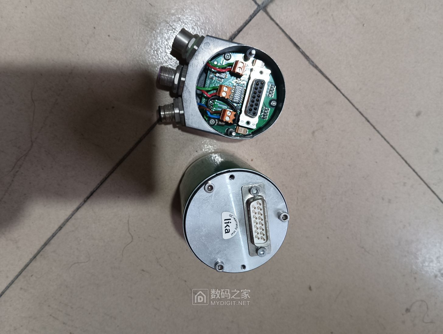 拆开了