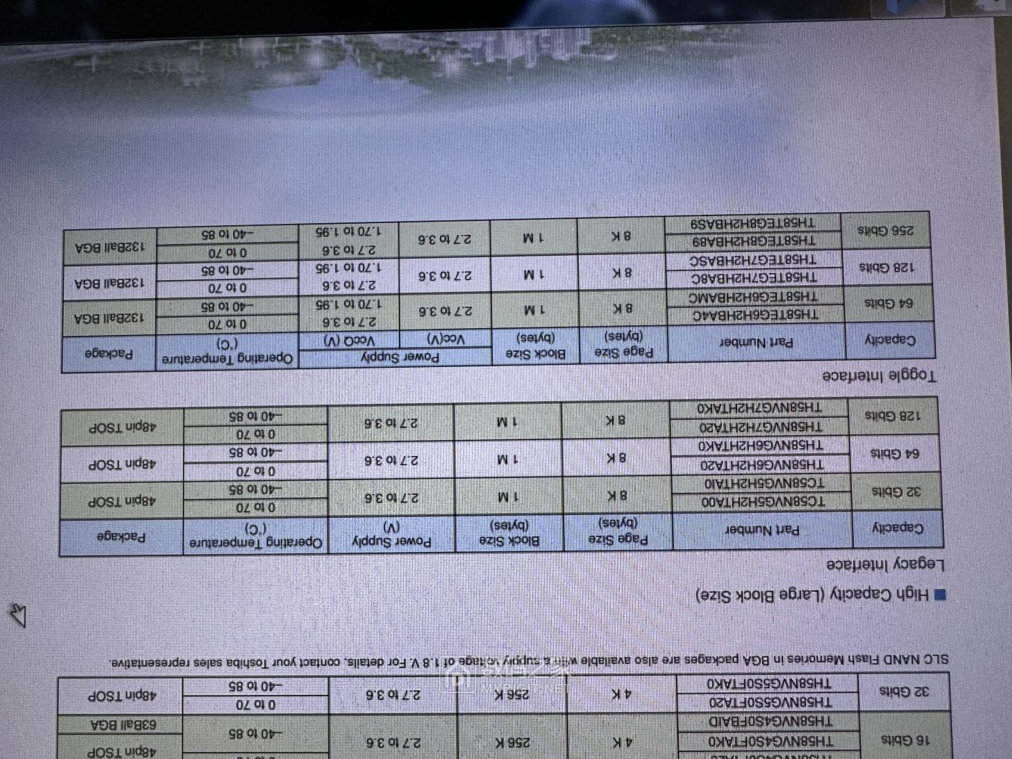 闪存类别