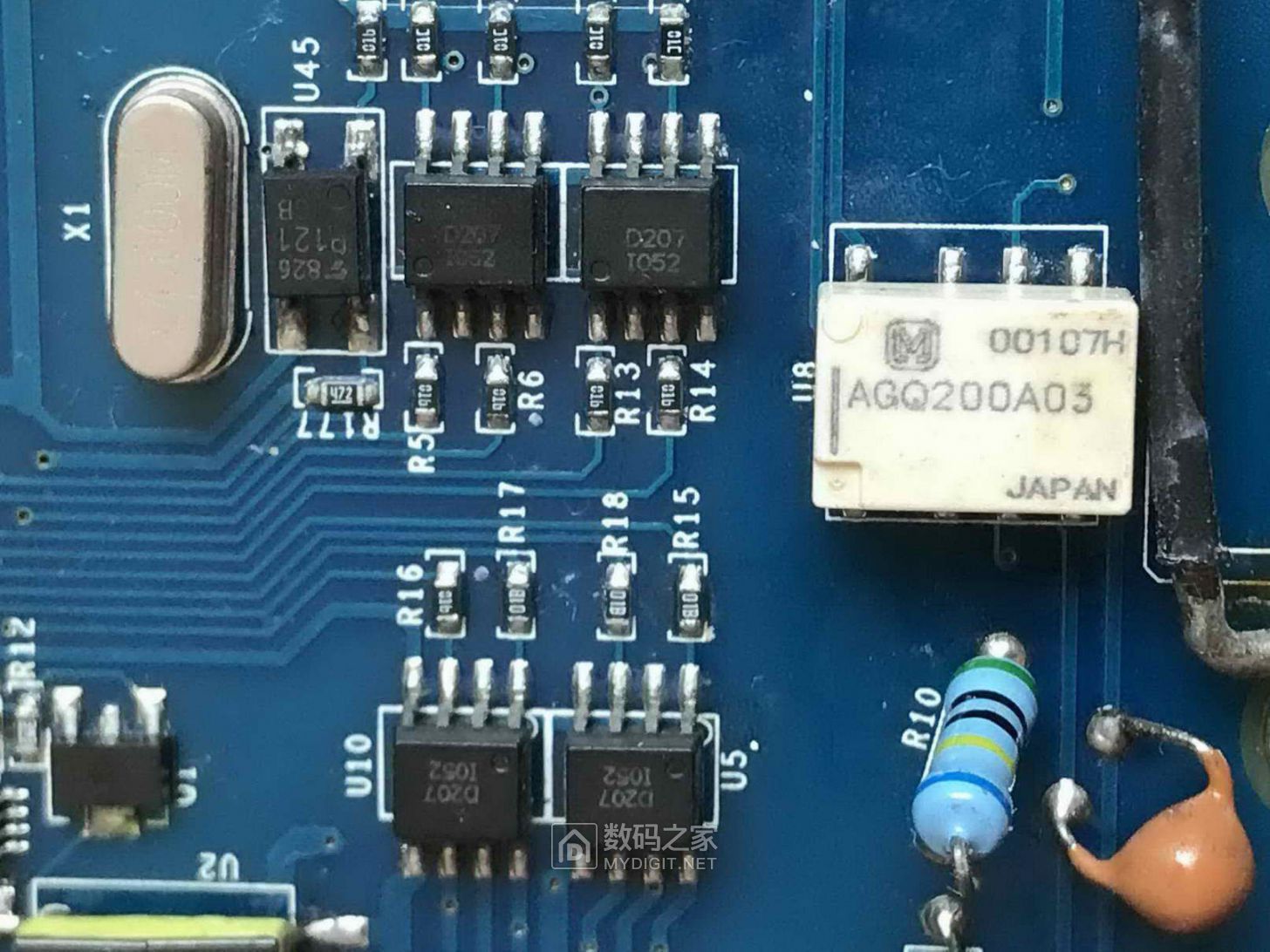 隔离控制和量程切换继电器