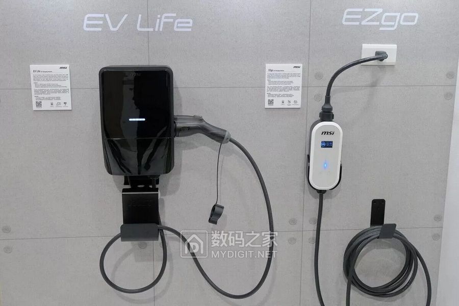 跨界新玩家！微星台北电脑展秀肌肉 家用/商用EV充电器全系亮相