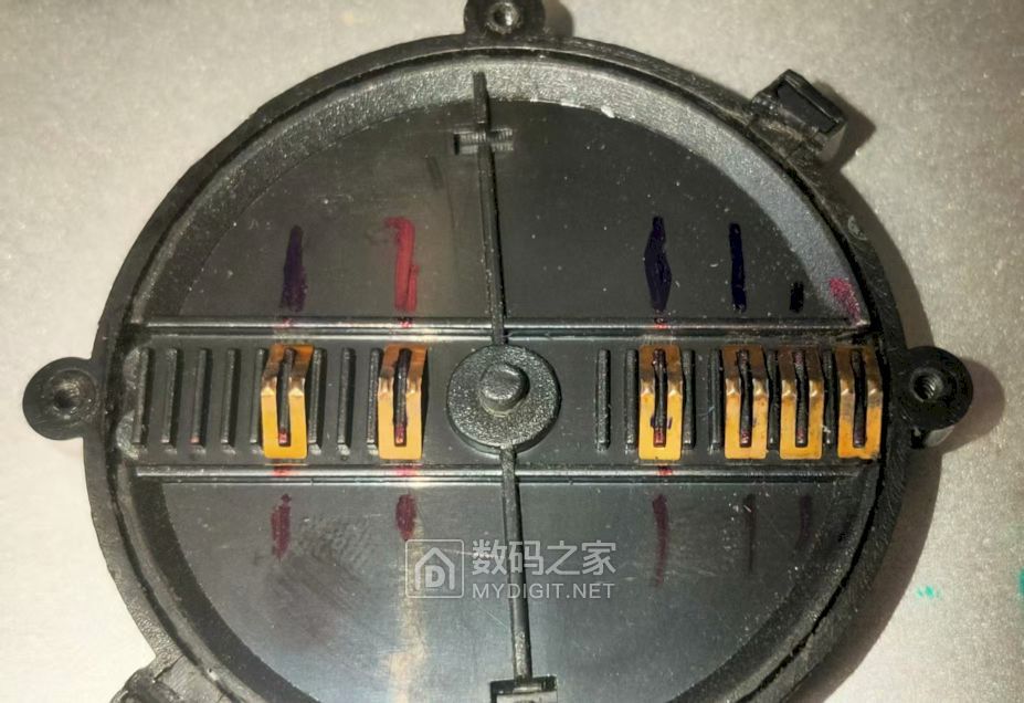 转盘V片排列