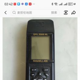 这种古董GPS定位仪没有内置彩色地图是如何导航和定位的？MAGELAN GPS2000XL