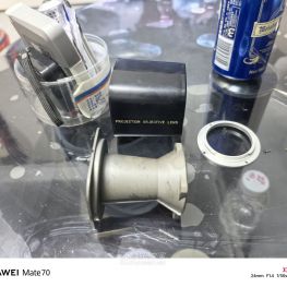 拆 望远镜 连接 照相机进行拍摄的  镜片组