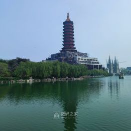 河北美术学院文峰塔，非常棒的一个景点